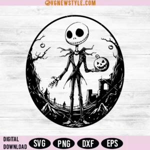Disney Jack Skellington SVG, Halloween Png, Digital Downloads