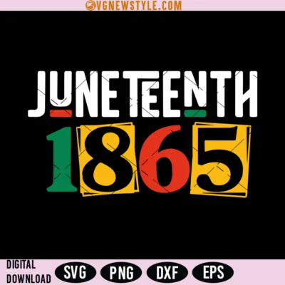 Juneteenth 1865 Svg