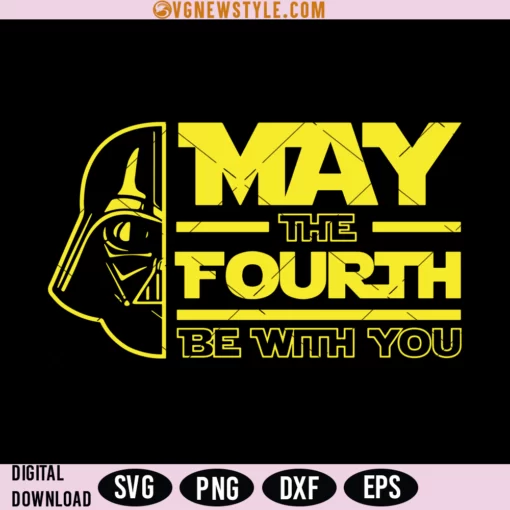 May The 4th Be With You Svg