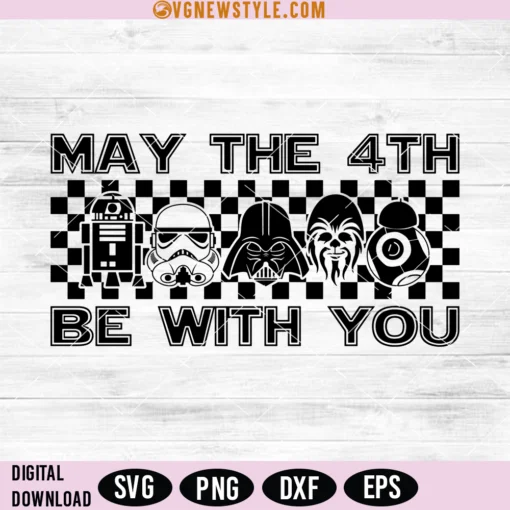 May The 4th Be With You Svg Png