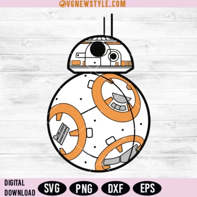 Star wars bb8 bb-8 Svg