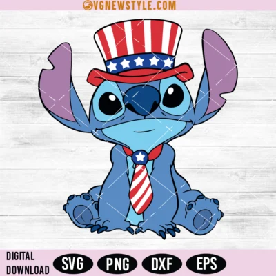 Stitch 4th of July SVG