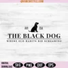Black Dog SVG