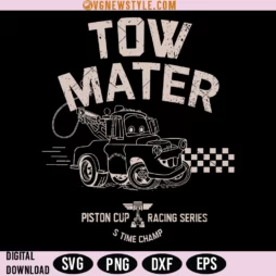 Tow Mater Radiator Springs Svg
