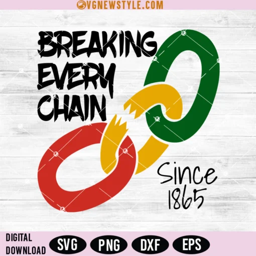 Breaking Every Chain SVG