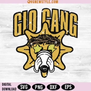 GLO GANG Svg, Chief Keef sun Svg, Png, Cricut, Digital Downloads