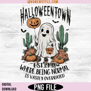 Halloweentown 1998 Png designs, Halloween Pumpkin Png, instant download