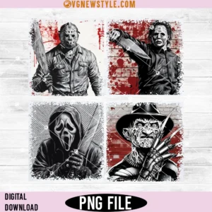 Horror Halloween Sublimation Png