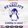I Have Stability Svg