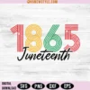 Juneteenth 1865 Svg Png Downloads