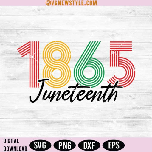 Juneteenth 1865 Svg Png Downloads