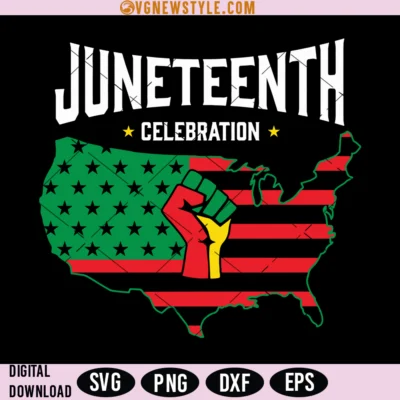 Juneteenth celebration Svg Png