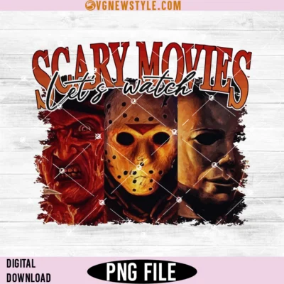 Lets Watch Scary Movies Png