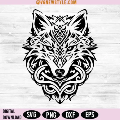 Norse Mythology Wolf Svg