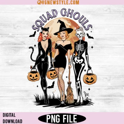 Squad ghouls Halloween Png