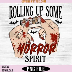 Rolling Up Some Horror Spirit Png