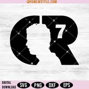 Ronaldo svg, Cr7 svg, Goat svg, Png, Dxf, Digital Downloads