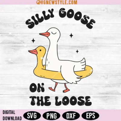 Silly goose on the loose Svg Png