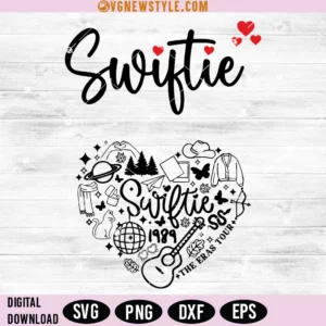 Swiftie Heart Two Svg Design