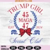 Trump Social Club Svg