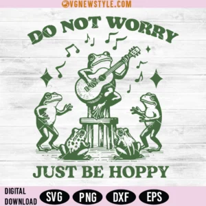 Vintage Retro Frog Svg, Frog Quote SVG, Png, Digital Downloads