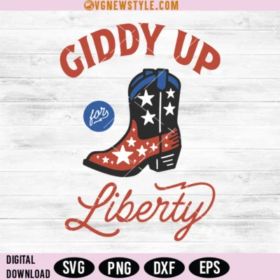 Giddy Up for Liberty SVG