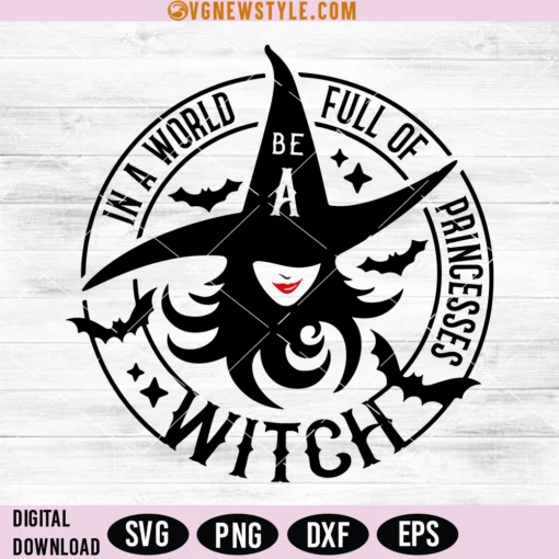 Witch Princess Svg