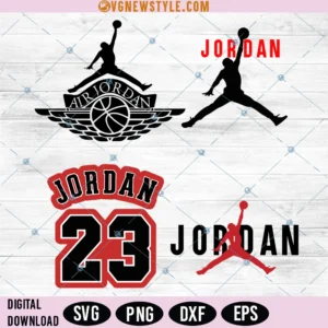 Jump Man Svg Bundle, Jordan 23 Svg, Png, Digital Downloads