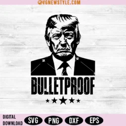 Bulletproof Trump SVG