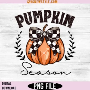 Coquette Pumpkin Png, Fall Floral Png, Instant Download