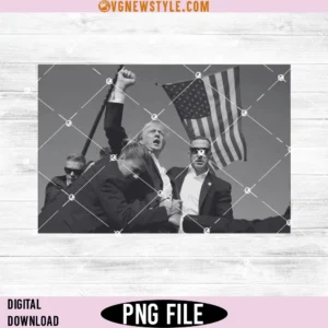 Donald Trump Presidential Campaign 2024 Png, Instant Download