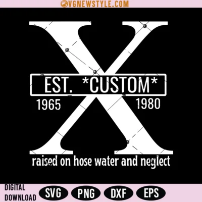 Gen X Custom Svg