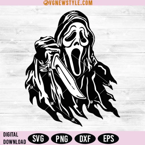 Ghost face Svg Png