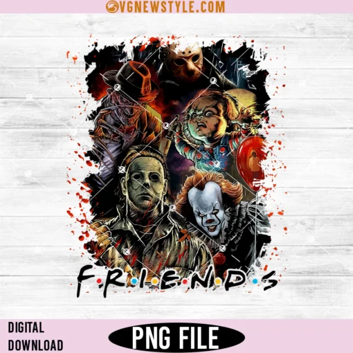 Horror Friends Png Sublimations