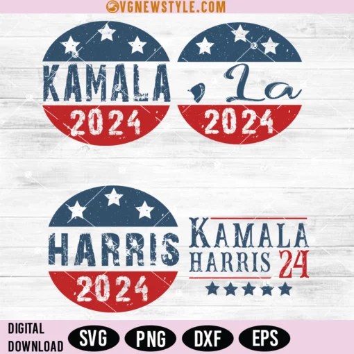 Kamala Harris President 2024 Svg Png