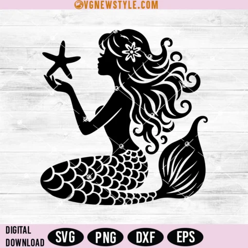 Mermaid svg Png