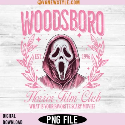 Pink Horror Halloween Png