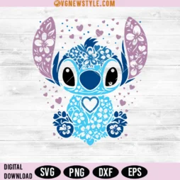 Stitch Ohana Svg File