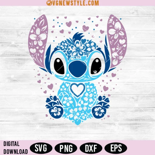 Stitch Ohana Svg File