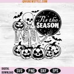 Tis the Season Halloween Svg Design