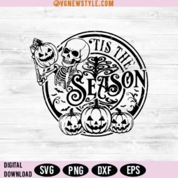 Tis the Season Halloween Design Svg