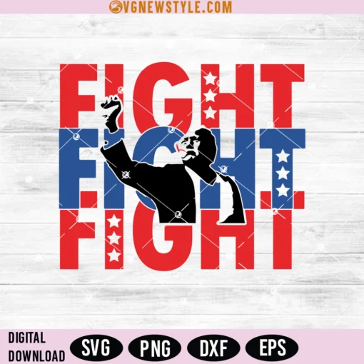 Trump Fight Svg