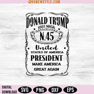 Trump Whiskey Svg