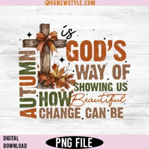 Autumn Jesus Png, Fall Christian Png, sublimation, Digital Downloads