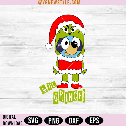 Blue Dog Grinch Svg Png