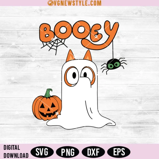 Bluey Halloween Svg