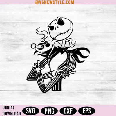 jack skellington Silhouette Svg