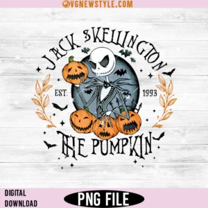 Jack Skellington The Pumpkin Png, Spooky Season Png, Digital Downloads