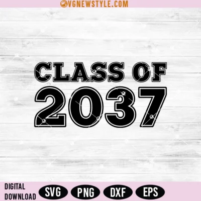 Class of 2037 Svg