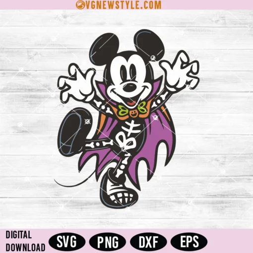 Disney Scary Mickey Mouse Svg